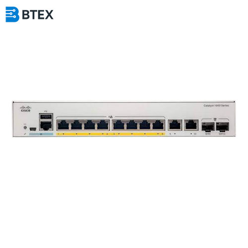 Switch Cisco C1000-8FP-2G-L Catalyst 1000 with 8 Ports PoE+ 120W, 2 GE Combo Uplink