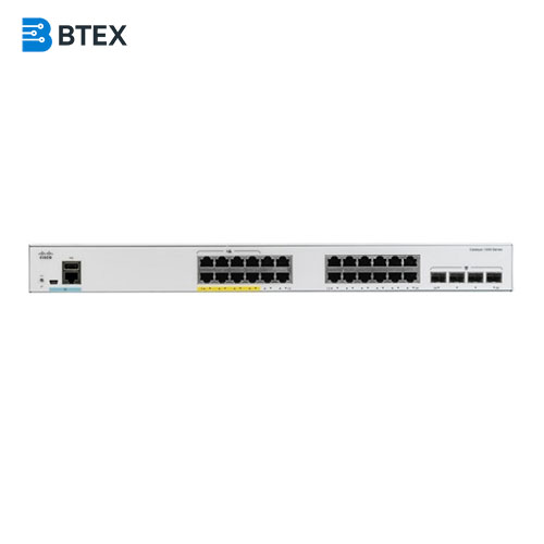 C1000-24FP-4X-L Cisco Catalyst 1000 with 24x 10/100/1000 PoE+ ports, 4x 10G SFP+