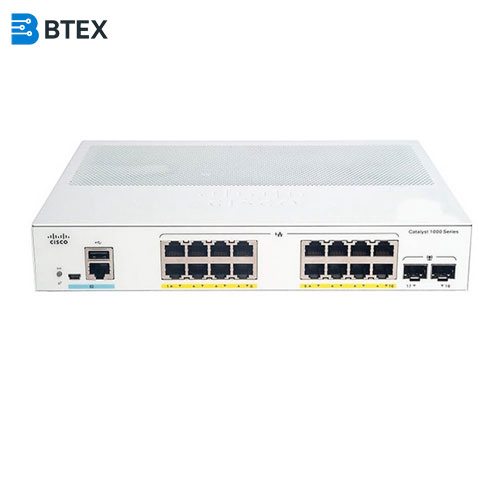 Switch Cisco C1000-16P-E-2G-L 16x GE, PoE+ 120W, 2x SFP Uplink